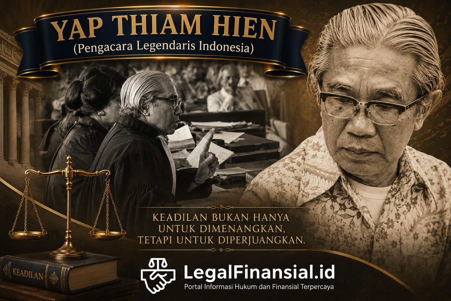 YAP THIAM HIEN:
Pengacara Urat Baja, Perintis Imunitas Advokat YAP THIAM HIEN:
Pengacara Urat Baja, Perintis Imunitas Advokat