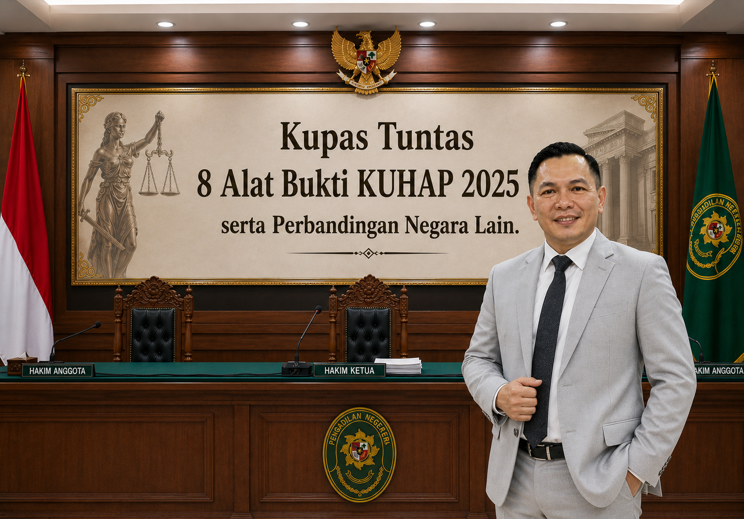 KUPAS TUNTAS
8 Alat Bukti dalam KUHAP 2025 Dilengkapi Perbandingan dengan Sistem Hukum Negara Lain KUPAS TUNTAS
8 Alat Bukti dalam KUHAP 2025 Dilengkapi Perbandingan dengan Sistem Hukum Negara Lain