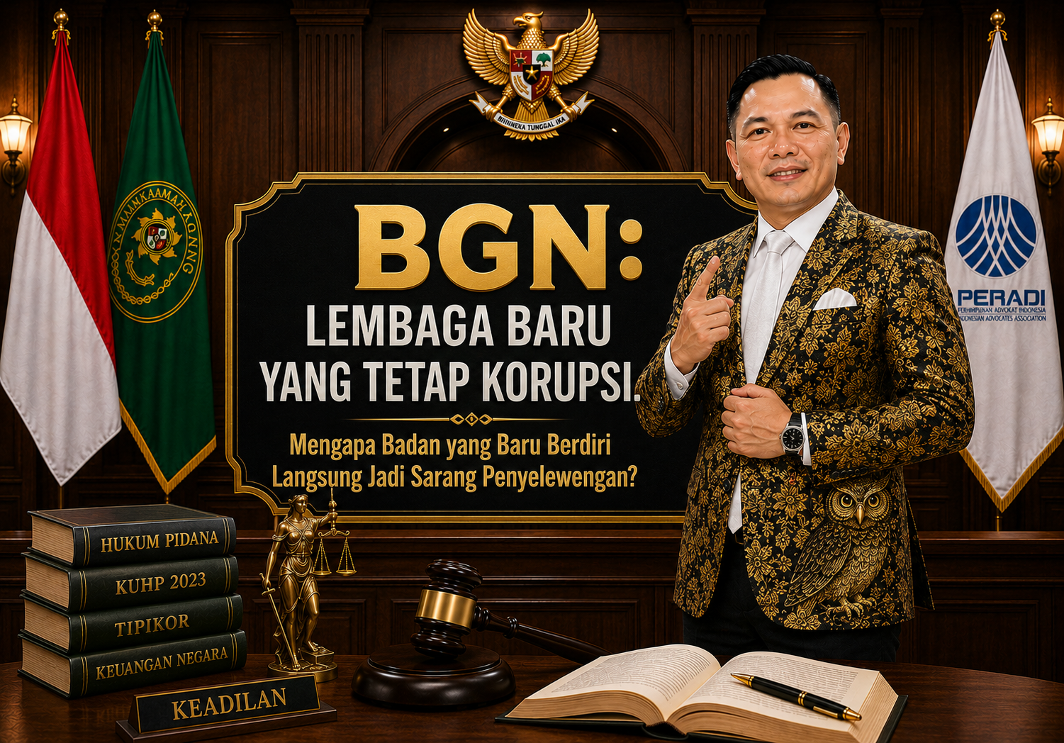 Mengapa Badan yang Baru Berdiri Langsung Jadi Sarang Penyelewengan? (BGN: Lembaga Baru Yang Tetap Korupsi)
