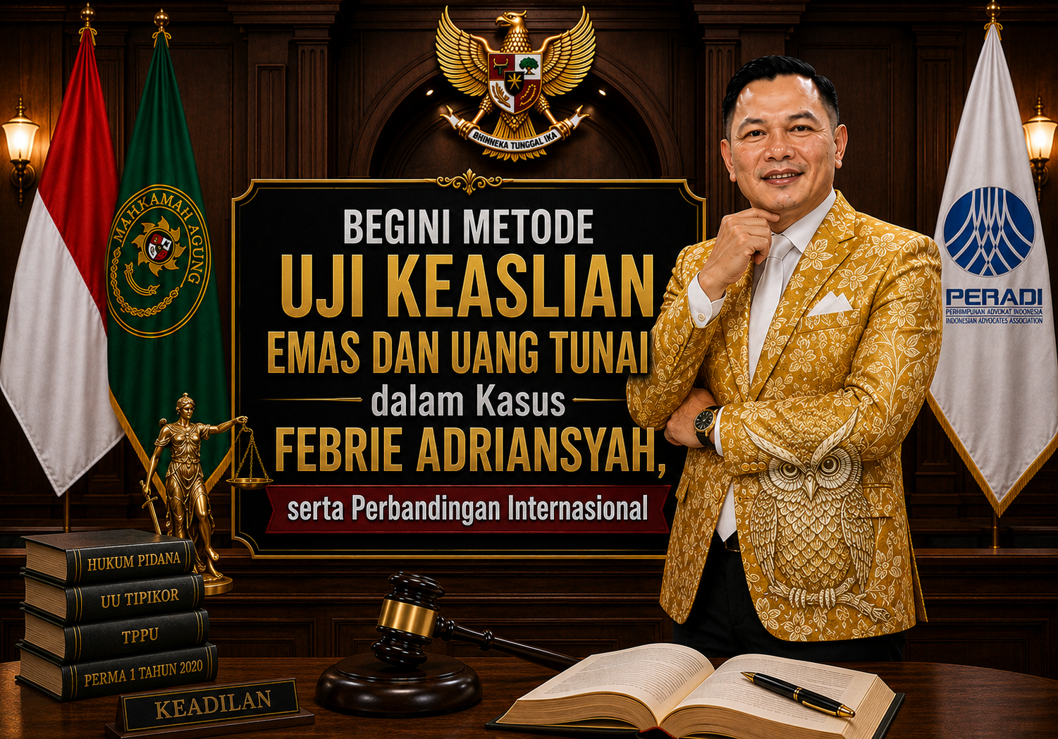 Begini Metode/Forensik Barang Bukti, Uji Keaslian Emas dan Uang Tunai dalam Kasus Febrie Adriansyah, serta Perbandingan Internasional