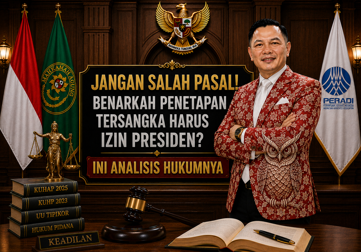 Jangan Salah Pasal! Benarkah Penetapan Tersangka Harus Izin Presiden? Ini Analisis Hukumnya