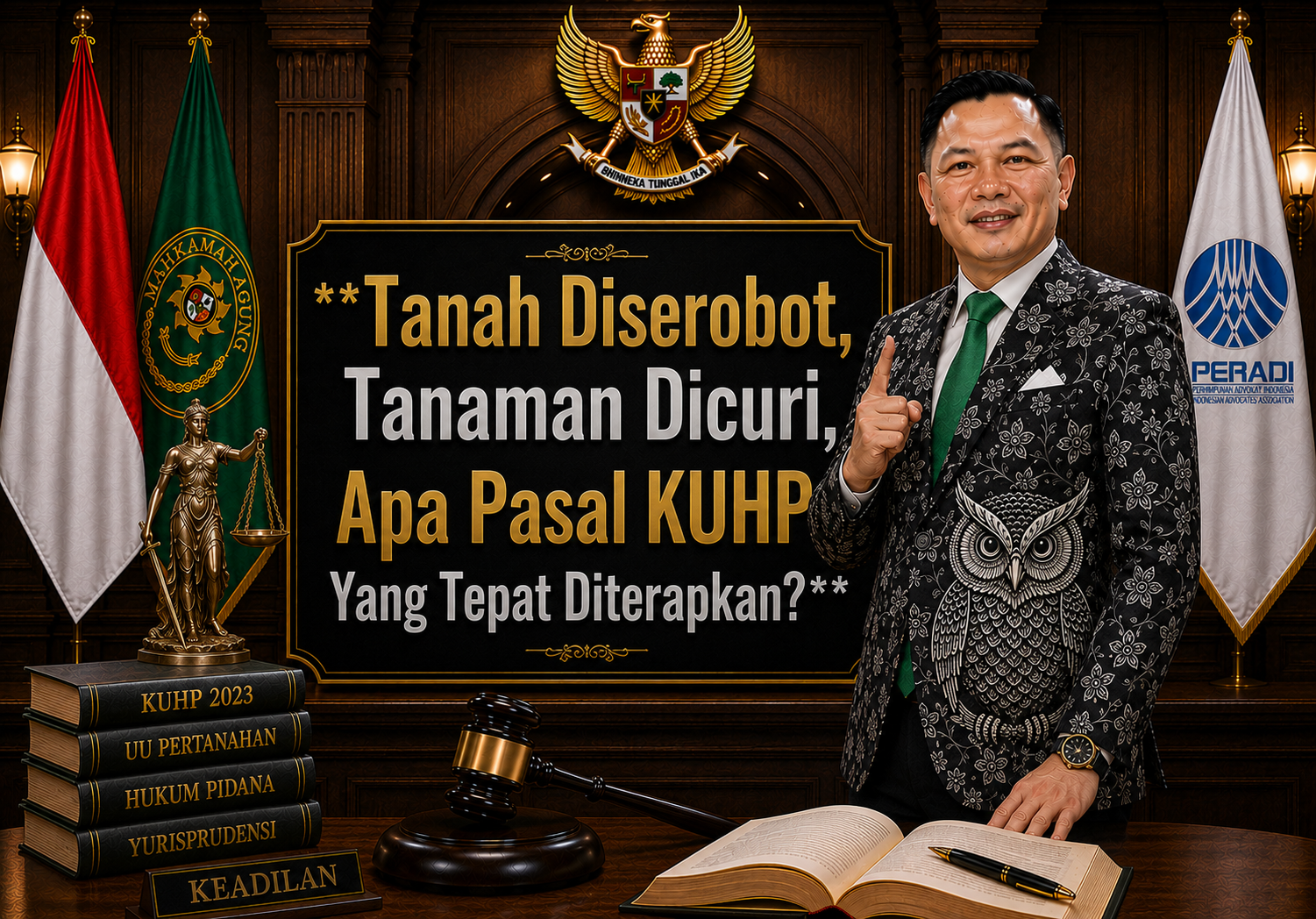 Tanah Diserobot, Tanaman Dicuri, Apa Pasal KUHP Yang Tepat Diterapkan?
