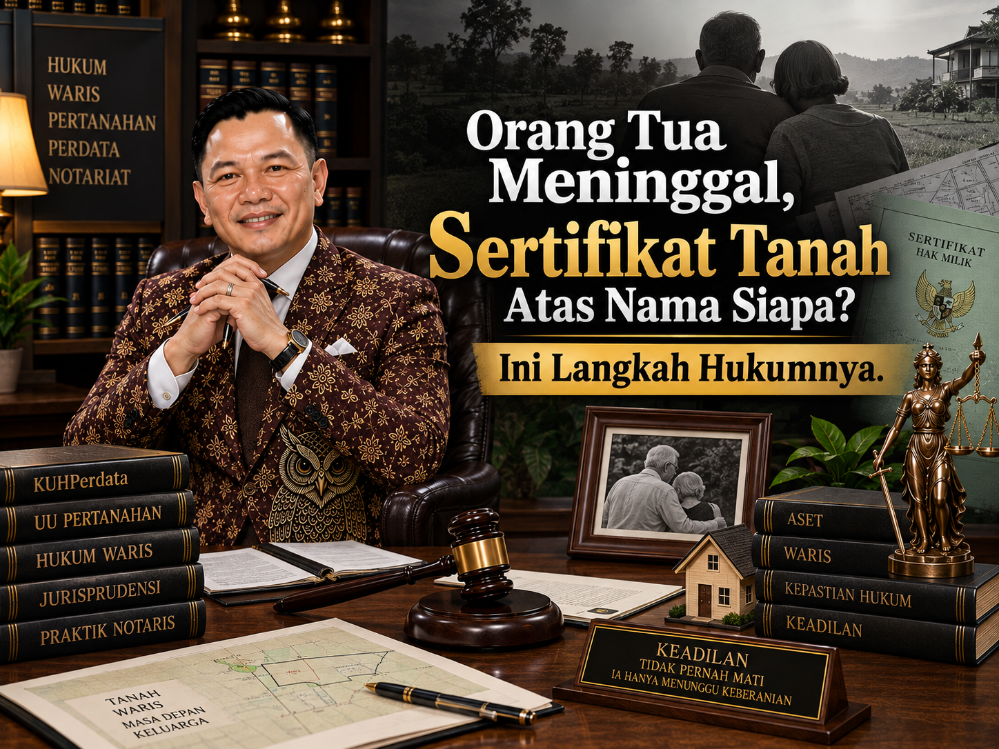 Orang Tua Meninggal, Sertifikat Tanah Atas Nama Siapa? Ini Langkah Hukumnya