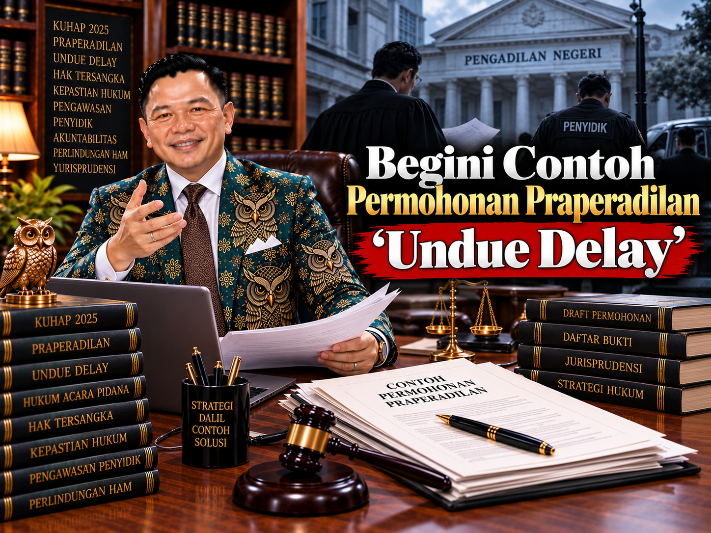 Begini Contoh Permohonan Praperadilan ‘Undue Delay’ Begini Contoh Permohonan Praperadilan ‘Undue Delay’