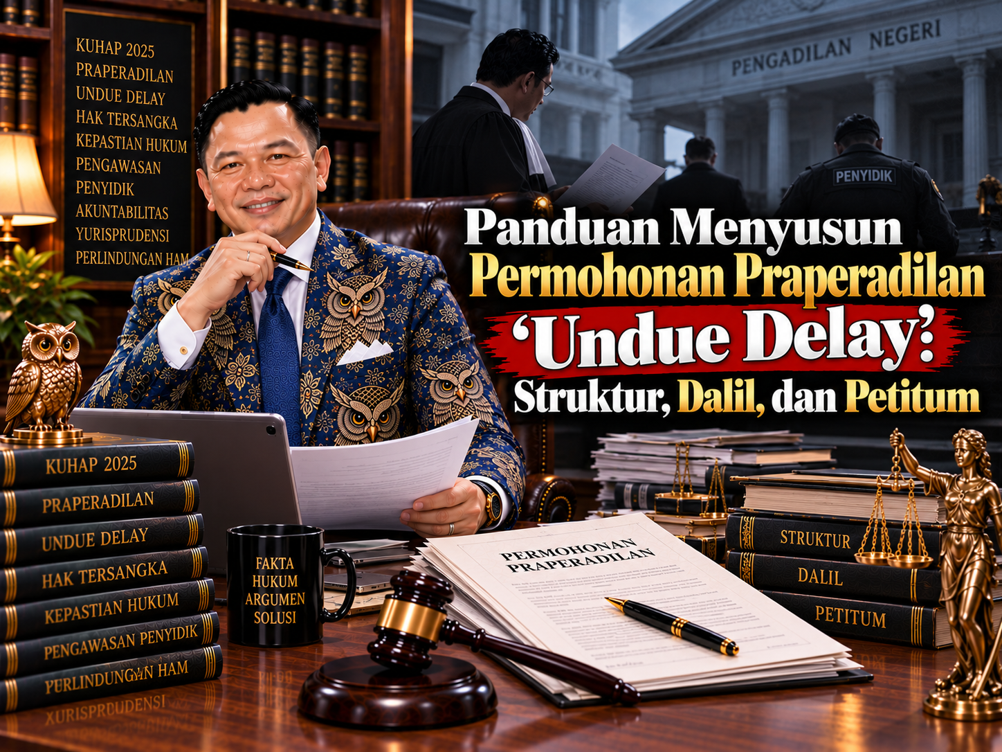 Panduan Menyusun Permohonan Praperadilan ‘Undue Delay’: Struktur, Dalil, dan Petitum Panduan Menyusun Permohonan Praperadilan ‘Undue Delay’: Struktur, Dalil, dan Petitum